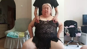 Got Big Tits Stepmom Fucked in Mouth and Filled Tits with Cum