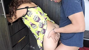I fuck my little stepsister Bony, beautiful pussy POV