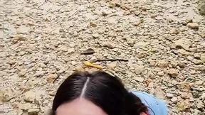 Slutty Teacher Sucks Stranger's Dick&#x1F346; by the Beach