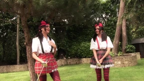 Queen of Hearts is getting rocked by Lookalikes trio in a wild outdoor gangbang Queen of Hearts is getting rocked by Lookalikes trio in a wild outdoor gangbang