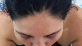 Terrifying and tantalizing blowjob