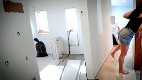 Filthy wife gets her screws tightened by the contractor who's renovating her home Filthy wife gets her screws tightened by the contractor who's renovating her home