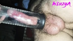 Sprinkling Cum with Oiled Hand Tonight