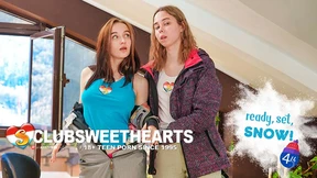 Snowy Lesbian Orgasm&#x1F4A6; After Ski: A Club Sweethearts XXX Session