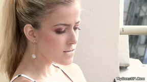 Blonde GF Dips With Older Stud Blonde GF Dips With Older Stud