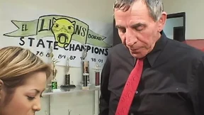 Mature MILF Coach & Old Principal Devour Latin Co-ed, Hard Fuck