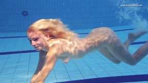 Sultry Elena Proklova's underwater blonde banging fest