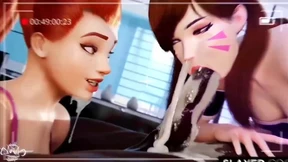 Double-penetration lesbian anal👌 gangbang with sloppy blowjobs and cum-covered asses Double-penetration lesbian anal👌 gangbang with sloppy blowjobs and cum-covered asses