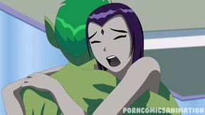 Raven's Tight Ass&#x1F351; Slammed by Her Anime Buddy in Steamy Uncensored Futa Frenzy