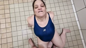 As she slipped off her swimsuit, the pool became a sensual playground, quote 'wet, naked fun' As she slipped off her swimsuit, the pool became a sensual playground, quote 'wet, naked fun'