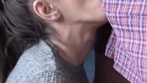 Slutty Sloane succumbs to sinful sucking of sperm-soaked succubi
