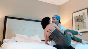 Getting intimate with stunning woman