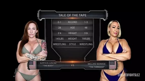 Mellani Monroe vs Sophia Locke - A Lesbian Sex Fight Featuring Two Sexy Milfs