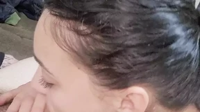 Spanish honey gets sloppy head and screams 