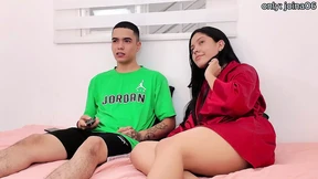 Watching a movie with my horny&#x1F975; sibling