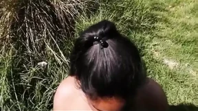 Dirty Public Blowjob while sharing Taboo Family Sextape Secrets