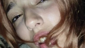 Teenage slut gets my load deep in her tight hole