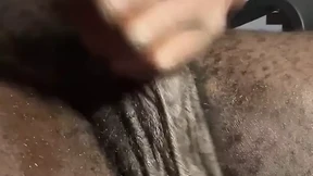 Daddy licks his precome, messily cumming while grumbling