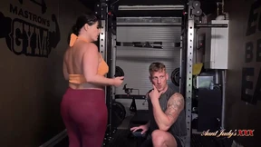 Montse Swallows Cum On Trainer's Face After Steamy Workout Session With Aunt Judy's XXX Montse Swallows Cum On Trainer's Face After Steamy Workout Session With Aunt Judy's XXX