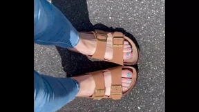 Public foot worship escalates to raw anal👌 sex with a grateful stranger, Part 1 Public foot worship escalates to raw anal👌 sex with a grateful stranger, Part 1