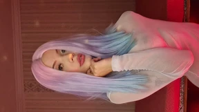 The otaku girl delivers a satisfying blowjob in the comfort of her room