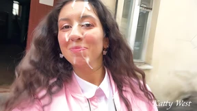 Sister gets nasty with stepbro, sloppy seconds & walks around with dirty face, no shower🚿 needed Sister gets nasty with stepbro, sloppy seconds & walks around with dirty face, no shower🚿 needed