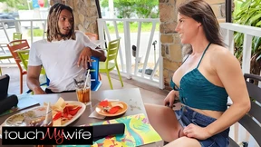 Alluring Ex-Spouse Exposes Privates to Rando, Brings Him Back for Intimate Dildo Delivery - Riley Jacobs