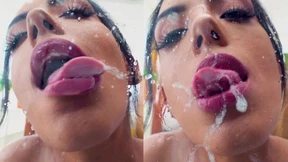 Katrina Moreno slithers through slop while spitting her guts
