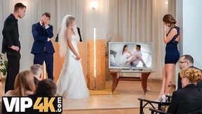 Get Fucked Raw by the Groom Right After Cancellation