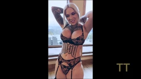 Snow-banked nympho Christina Savoy's gigantic titties ravaged by randy studs on Arctic terrain