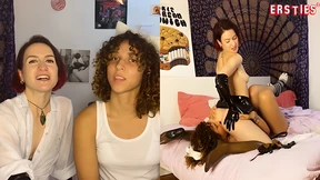 First Timers - BDSM Cat Play with Latex and Anal&#x1F44C; Action