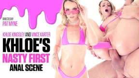 Petite College Blonde Goes Gaping Anal👌, Deep Penetration Frenzy with Unbridled Passion