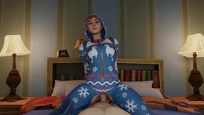 'Slam that Fortnite skin hard, raw and uncut before bedtime, onesie-clad, cock🌭-riding delight'