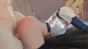 Double quote: 'Rough Rider Rips Apart Tight Teen Ass🍑', End quote