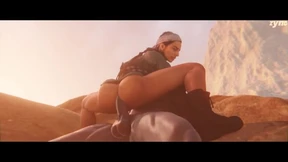 Sultry Blonde Seduces Tall Stud