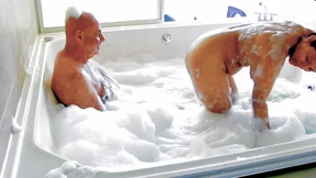 Raw and Unbridled: Cum-Filled Foam Party with Andr&#x00ED;de & OlPR