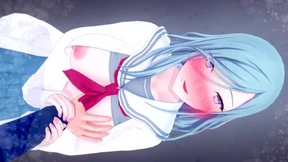 Licking Hinomori Shizuku's Ass🍑 & Vagina🌮️, Her Ero Body in Sekai Hentai Licking Hinomori Shizuku's Ass🍑 & Vagina🌮️, Her Ero Body in Sekai Hentai
