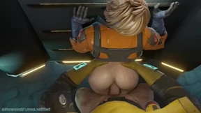 Wattson gets ruined by Wraith's massive cock🌭 in steamy dp session Wattson gets ruined by Wraith's massive cock🌭 in steamy dp session