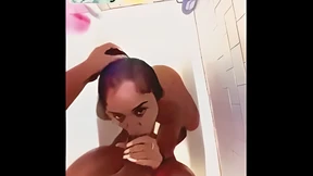 'REAL WIFE GAGGING ON MASSIVE COCK&#x1F32D;'