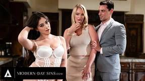 “Rachael Cavalli's sinful temptation is met with Chloe Surreal's sultry seduction “Rachael Cavalli's sinful temptation is met with Chloe Surreal's sultry seduction