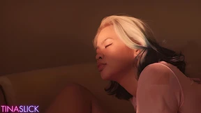 Golden Hour Threesome: Sleek Asian Hotties Sizzle Under Afternoon Rays, Raw Orgies Ensue