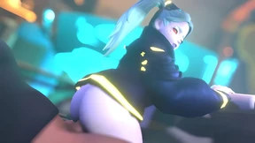 Raucous Cyber Whore Sodomizing a Massive Dong
