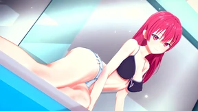 Blind date with a hot Saki Saki, sister-fucking lesbian hentai party