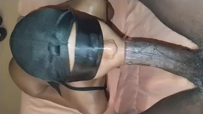 Submissive siren wrapped tightly in leather restraints, begging for sensual surrender Submissive siren wrapped tightly in leather restraints, begging for sensual surrender