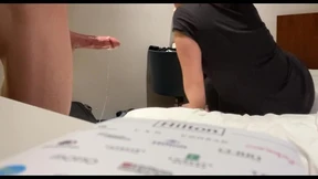 Slutty teen Sloppy Toppy gets her tubes blown by her dad's girlfriend