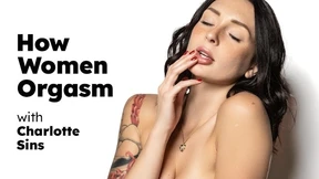 Charlotte Sins screams her head off, Hitachi wand buzzing, as she comes hard on camera