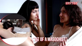 Lesbian foxes Sloan & Fox get freaky, tongues and fingers entwined in steamy kink fest