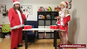 Year-Ending Lap Dance Showdown with Dripping Wet Nudity