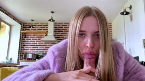 Frosty French fantasy: Babecalifornian's pink coat unfrosts her cum-rushing wet crotch