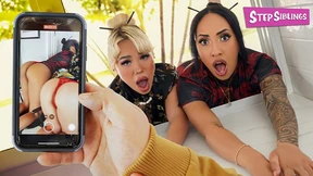 Blindly pounded by their lecherous stepbro as step sisters Luna Luxe & Kona Jade get window-trapped Blindly pounded by their lecherous stepbro as step sisters Luna Luxe & Kona Jade get window-trapped